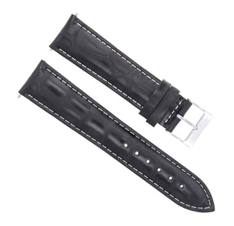 genuine panerai black leather|panerai watch bands.